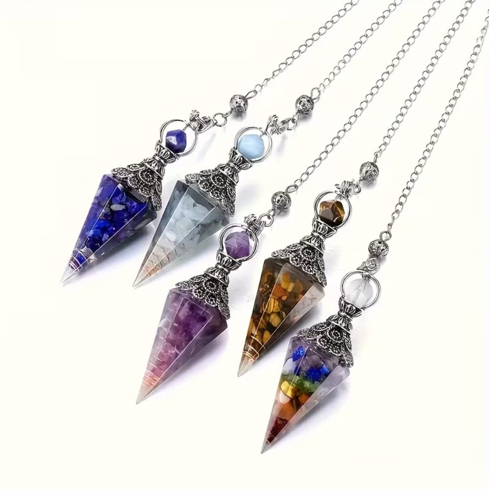 NWOT - Pendulum Pendants - Choice Of One -  & 3D Floating Jewelry Display Case
